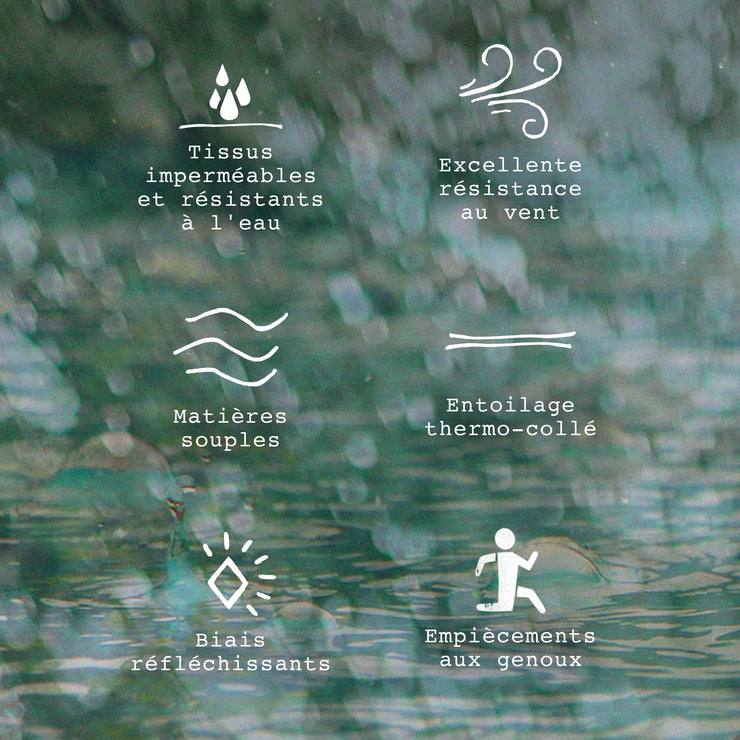 Manteau à capuchon imperméable jaune en polyuréthane, bébé || Yellow waterproof hooded coat in polyurethane, baby