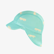Casquette de bain turquoise à motifs de crocodiles, bébé