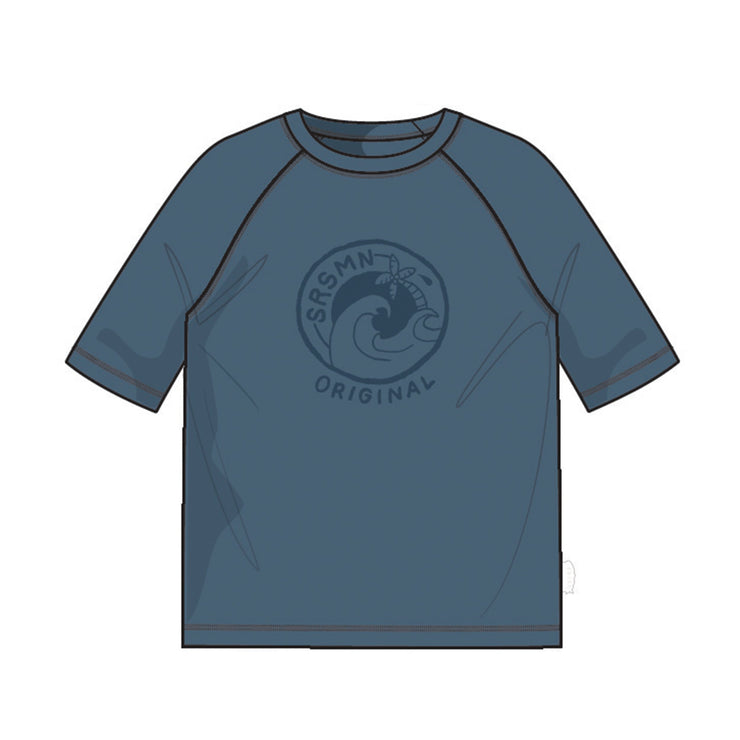 Image du t-shirt de bain bleu marine, enfant 