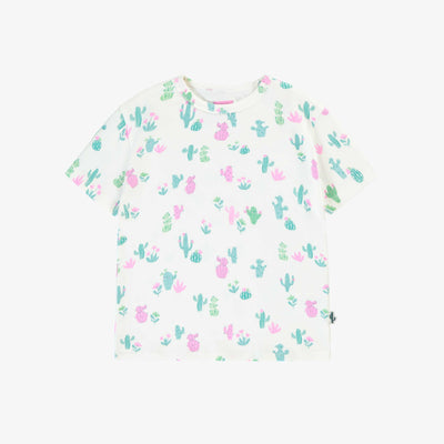 T-shirt crème à motifs de cactus, bébé