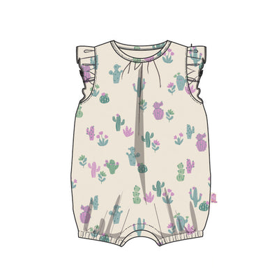 Barboteuse crème à motifs de cactus, bébé 