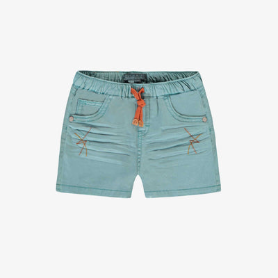 Bermuda turquoise en denim, bébé