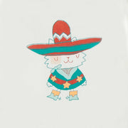 Zoom de l'Illustration au dos du t-shirt crème avec illustration au dos, bébé