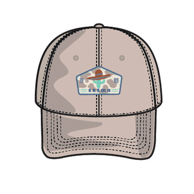 Casquette beige avec écusson, enfant 