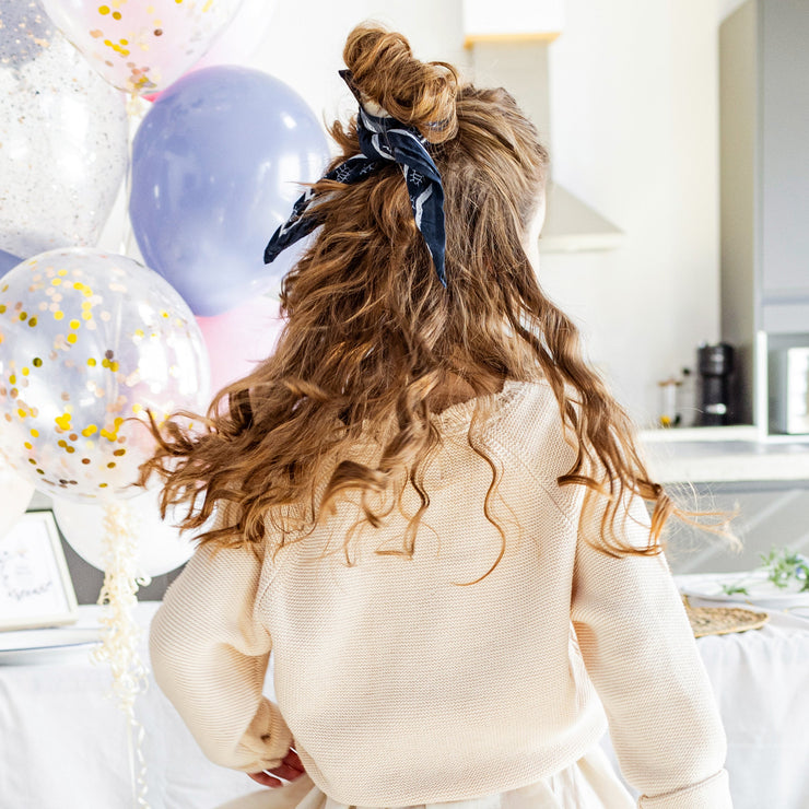 Veste de maille à manches longues crème en crochet, enfant || Cream long sleeves knit vest in crochet, child