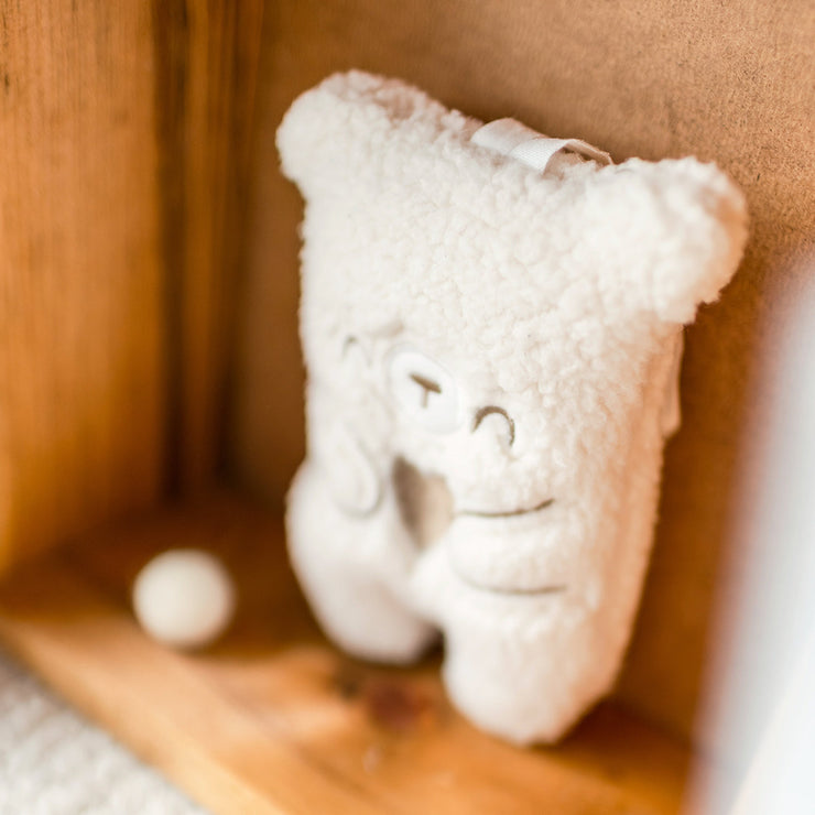 Attache-suce ourson en sherpa, naissance