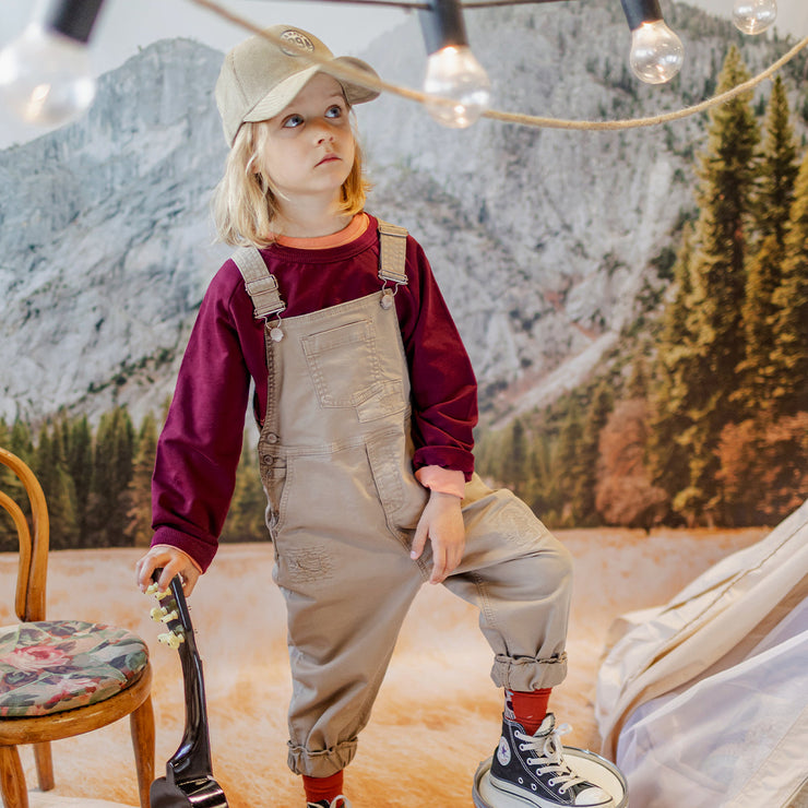 Chandail bourgogne en coton français, enfant || Burgundy sweater in french terry, child