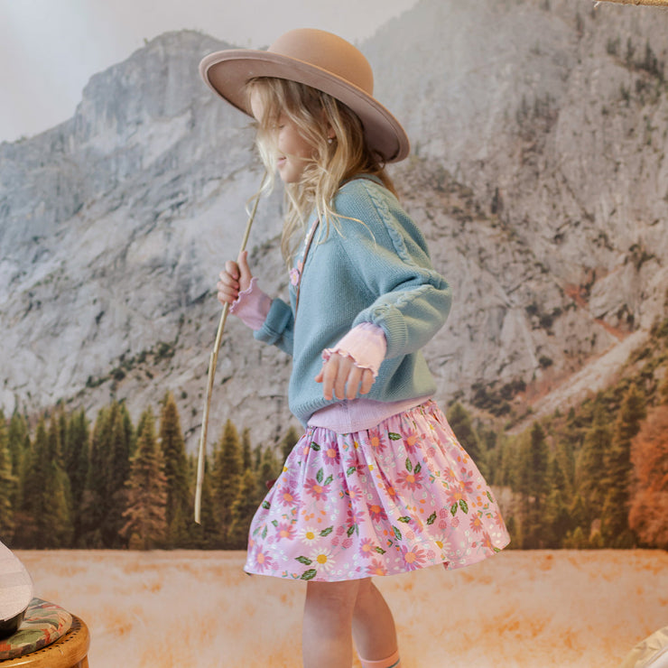 Chapeau de feutre taupe de forme arrondie, enfant || Taupe felt hat with rounded shape, child