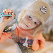 T-shirt à manches longues orange avec illustration de musique en jersey, enfant || Orange long-sleeved t-shirt with dogs in jersey, child