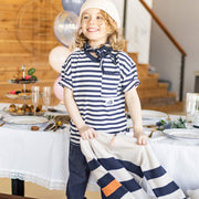 Tuque de maille crème, enfant || Cream knitted toque, child