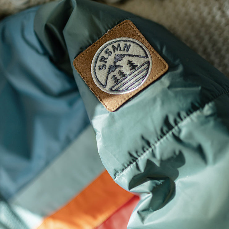 Manteau doudoune bleu sarcelle, bébé || Teal puffer coat, baby