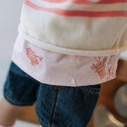 Short coupe décontractée en denim léger bleu foncé, bébé