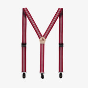 Dos des bretelles rouge à rayures, enfant