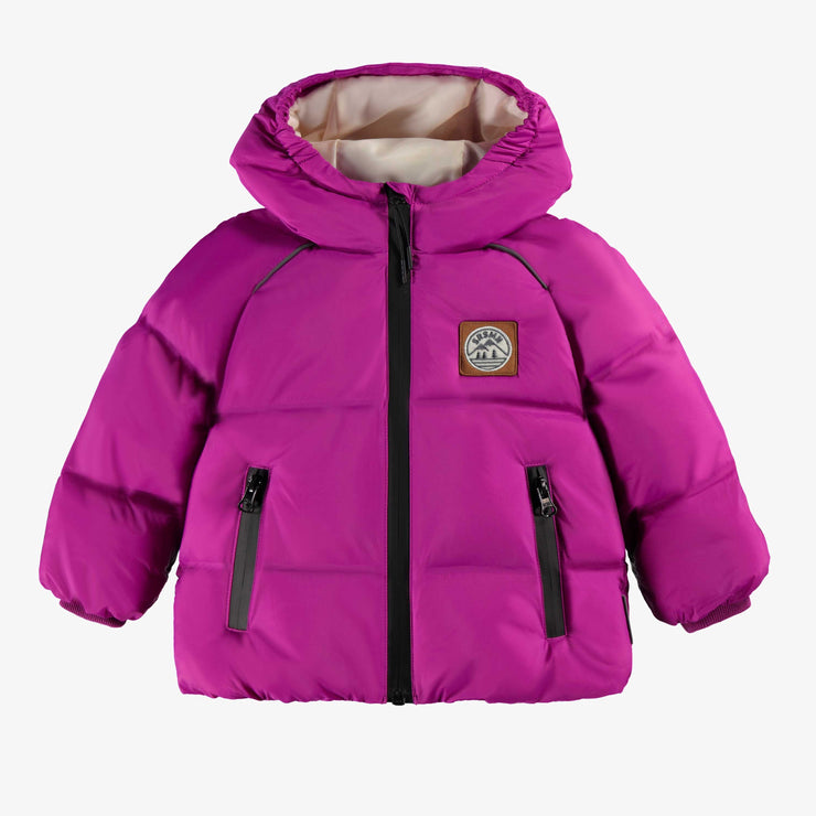 Manteau doudoune mauve, bébé