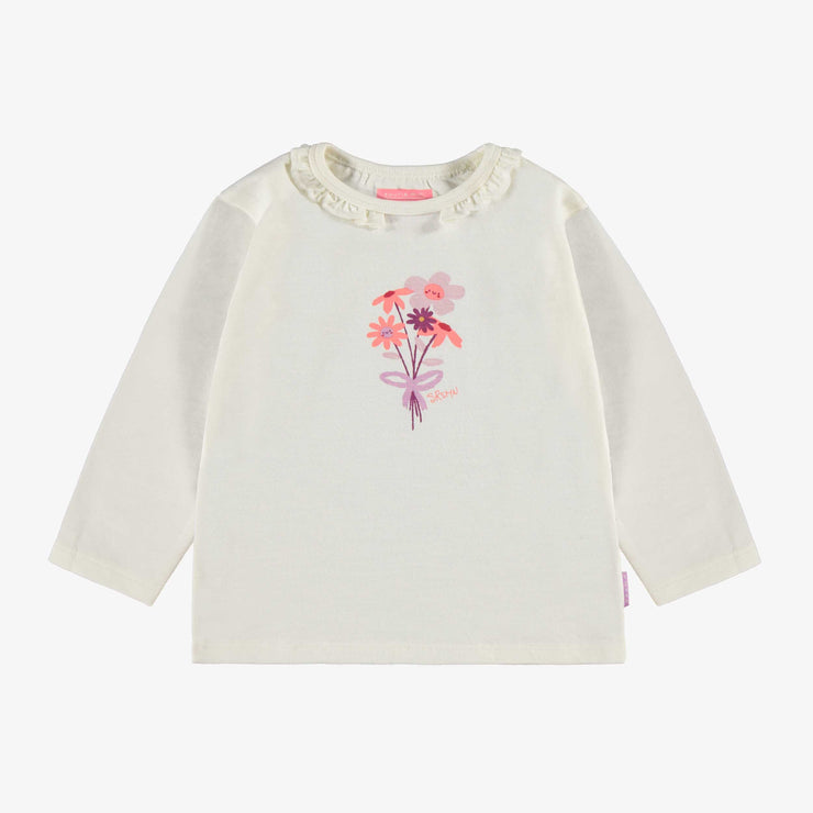 T-shirt crème avec imprimé, bébé || Cream t-shirt with print, baby