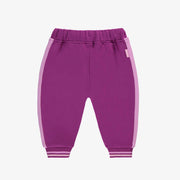 Pantalon mauve style jogger, bébé || Purple jogger pants, baby
