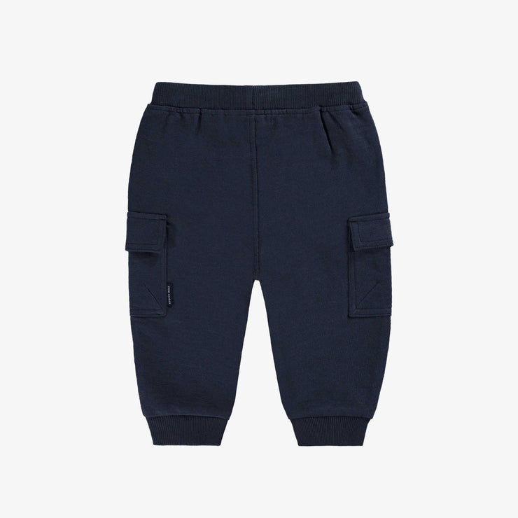 Pantalon bleu marine style jogger, bébé  || Navy blue jogger pants, baby