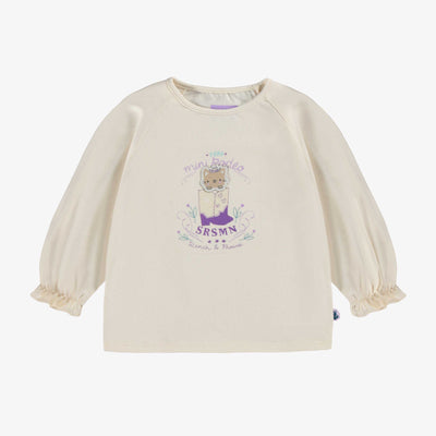 T-shirt crème avec illustration, bébé