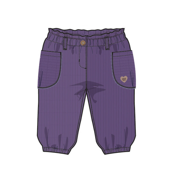 Pantalon mauve en velours côtelé, bébé