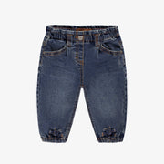 Jean bleu taille sac en papier, bébé