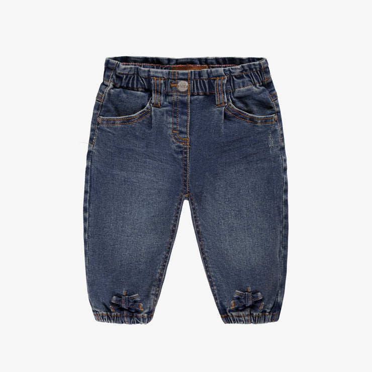 Jean bleu taille sac en papier, bébé