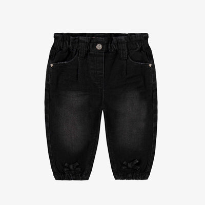 Jean noir sac taille en papier, bébé