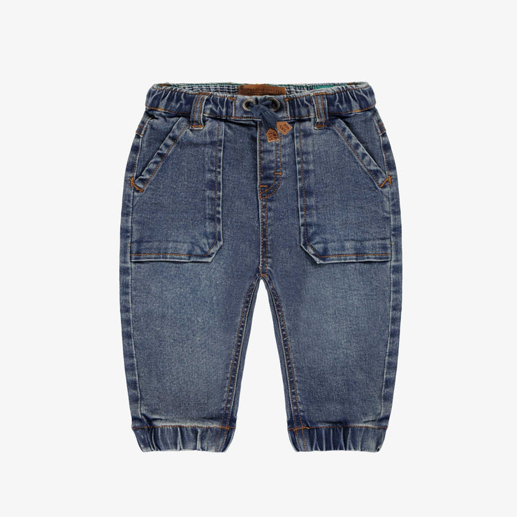 Jean bleu style jogger, bébé