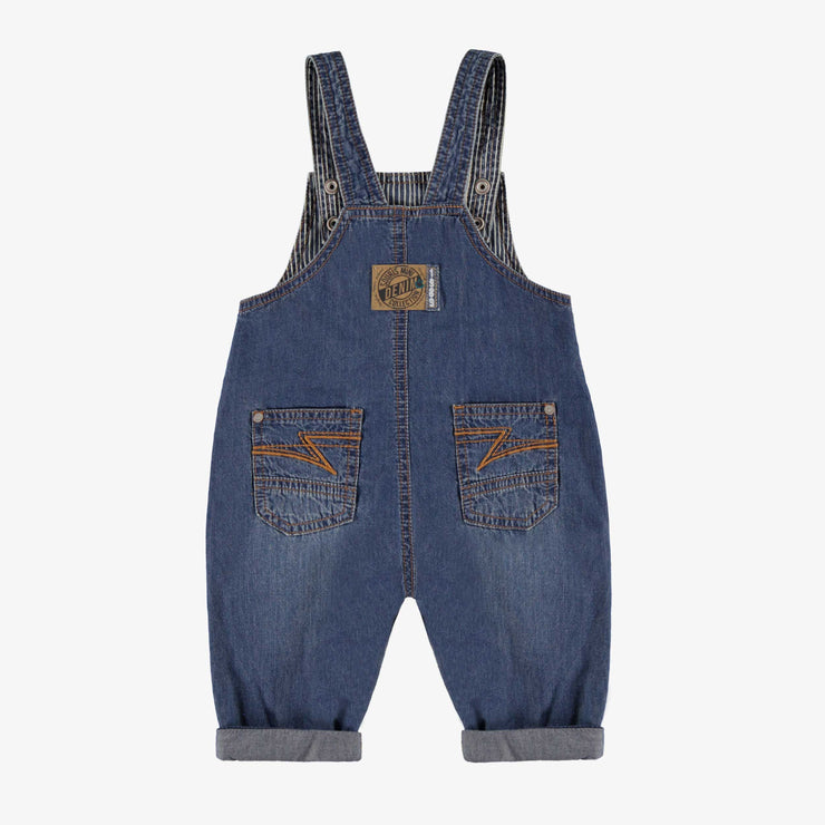 Salopette bleue en denim, bébé