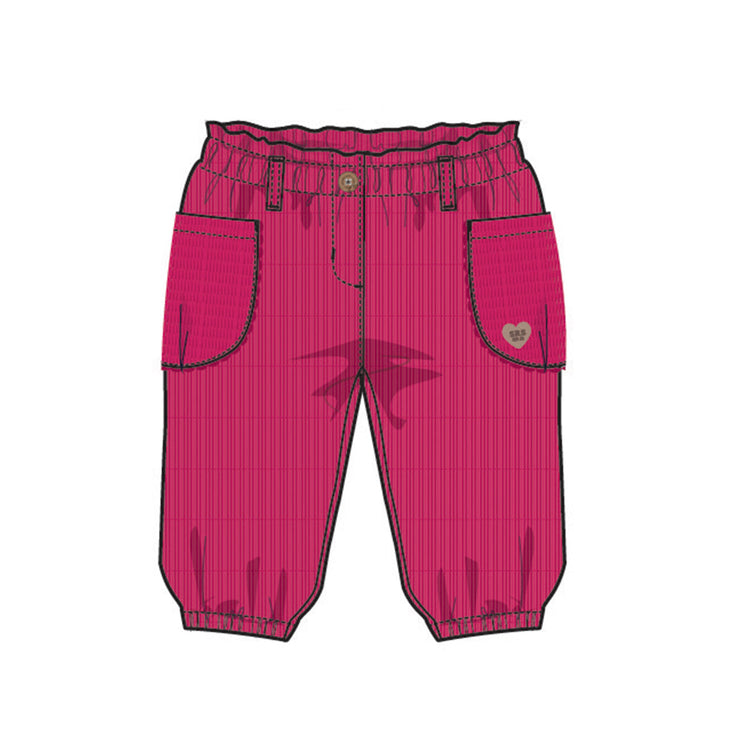 Pantalon rose en velours côtelé, bébé