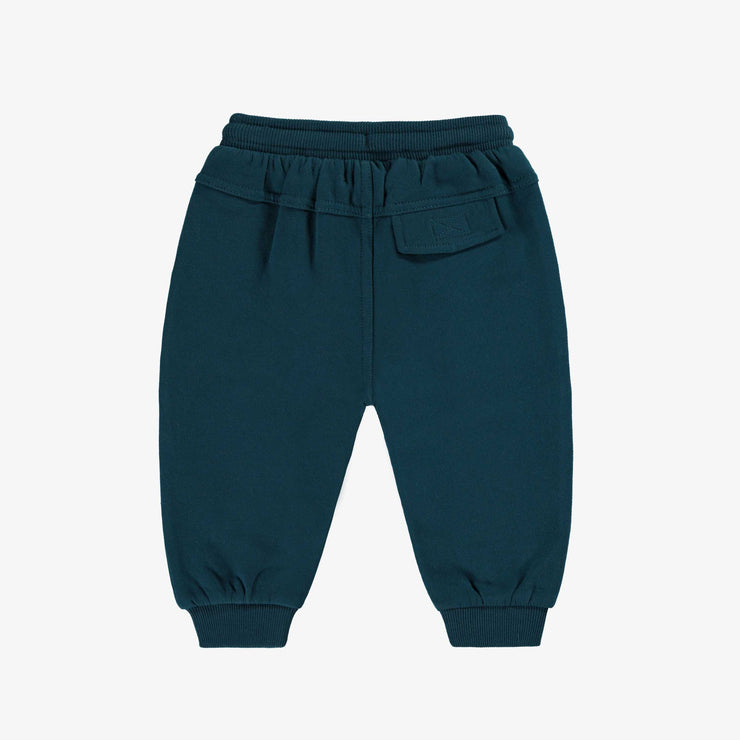 Pantalon bleu sarcelle style jogger, bébé