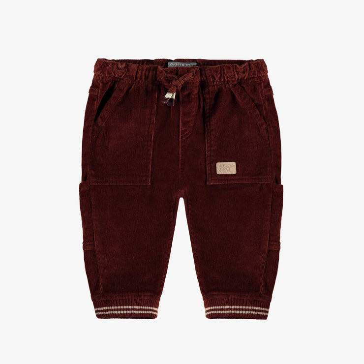 Pantalon brun en velours côtelé, bébé