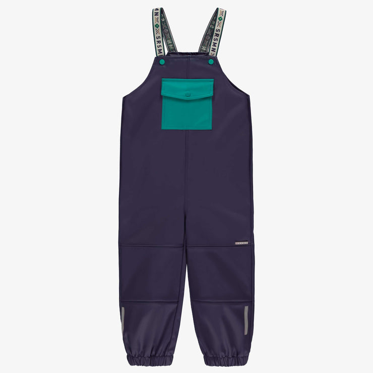 Salopette de pluie bleu marine, enfant