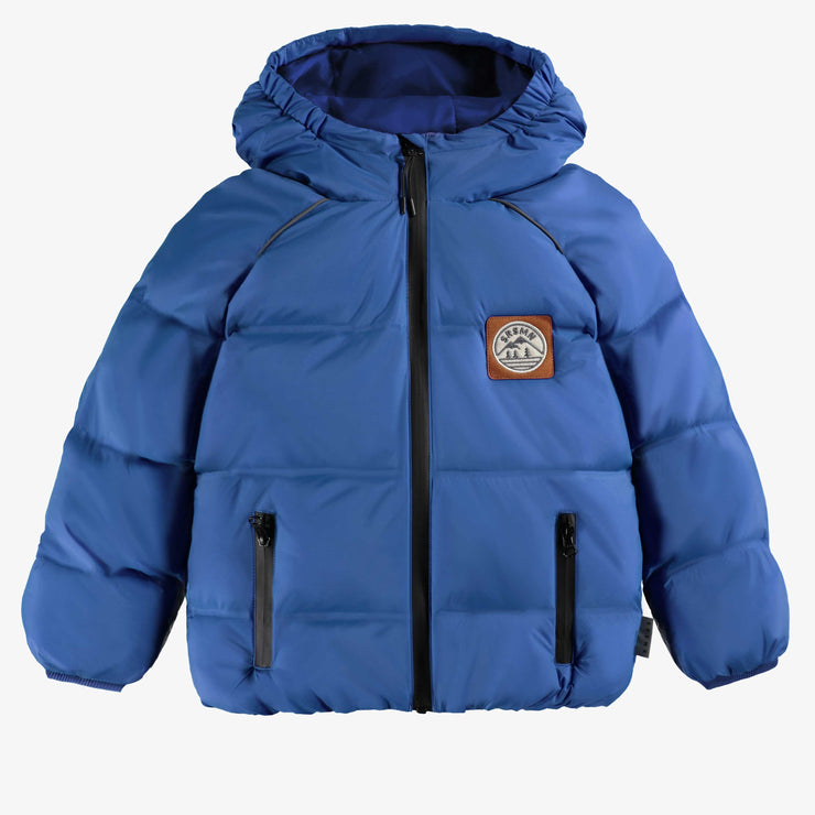 Manteau doudoune bleu, enfant