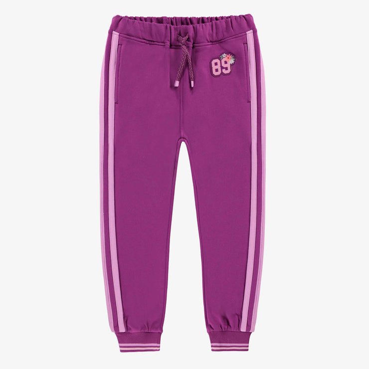 Pantalon mauve style jogger, enfant 
