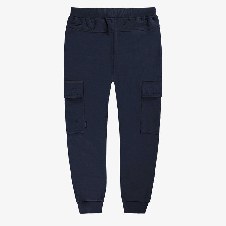 Pantalon bleu marine style jogger, enfant