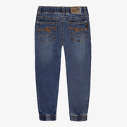 Jean bleu style jogger, enfant