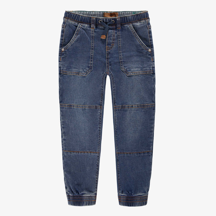 Jean bleu style jogger, enfant