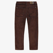 Jean brun coupe régulière, enfant