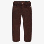 Jean brun coupe régulière, enfant