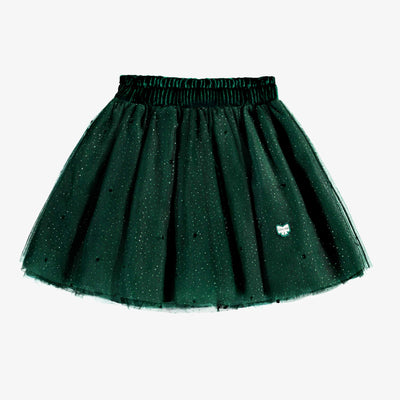 Jupe verte en paillettes, enfant - Souris Mini