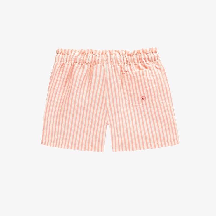 Short de bain rose avec poches, enfant || Pink swimming short with pockets, child