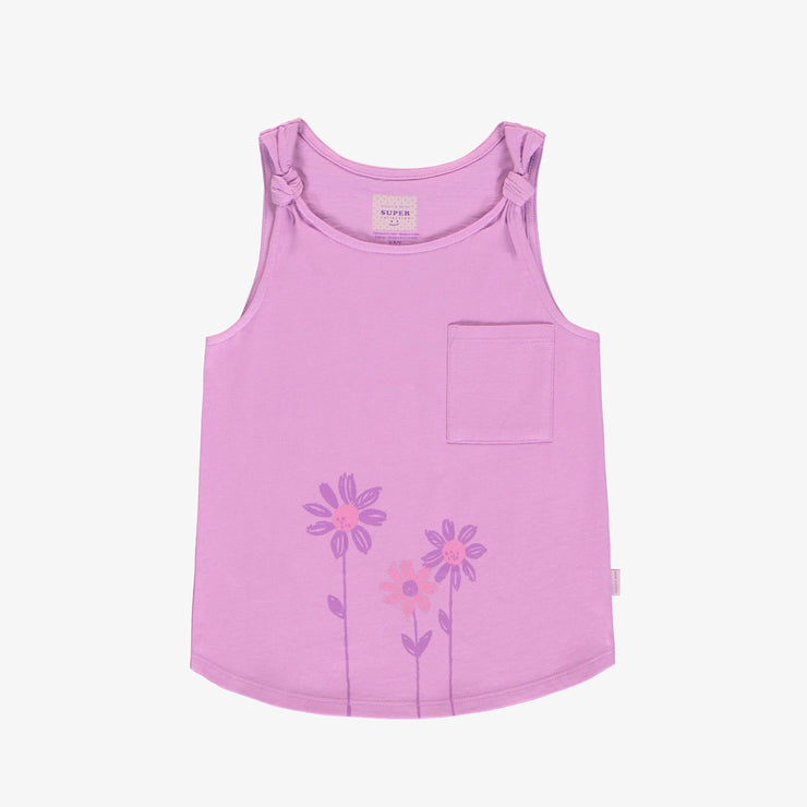 Camisole de coupe ajustée mauve, enfant || Purple slim fit camisole, Kid