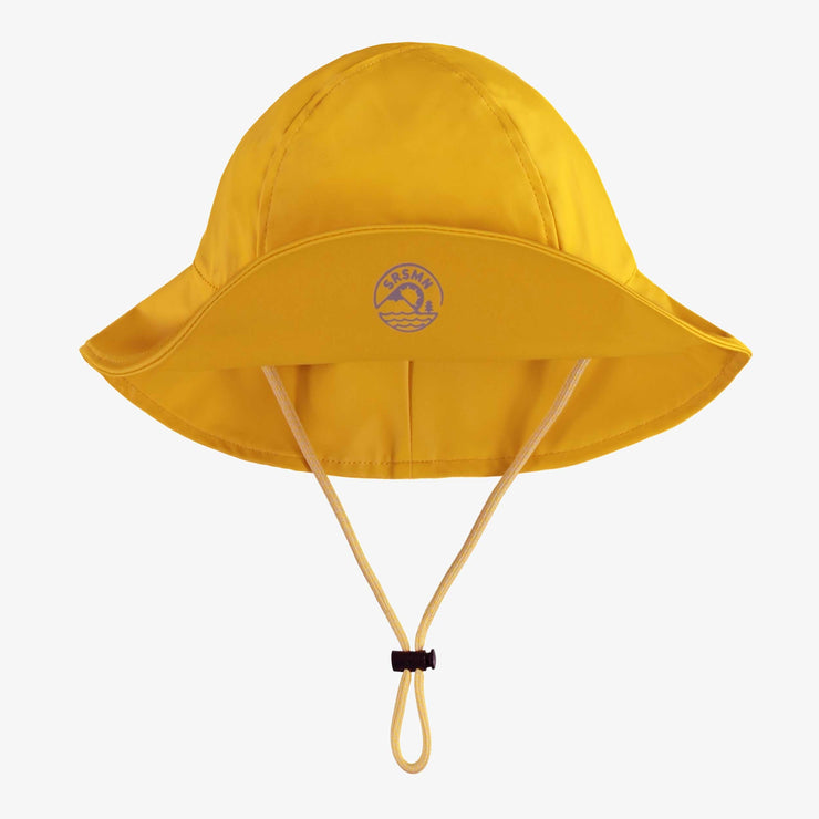 Chapeau de pluie jaune en polyuréthane, enfant || Yellow rain hat in polyurethane, child