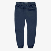 Pantalon coupe décontractée marine en coton français, enfant || Navy relaxed fit pant jogging style, child