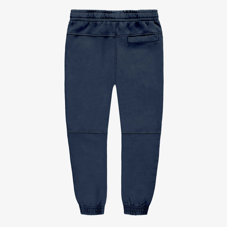 Pantalon coupe décontractée marine en coton français, enfant || Navy relaxed fit pant jogging style, child
