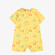 Maillot de bain une pièce jaune à motif de bananes, bébé