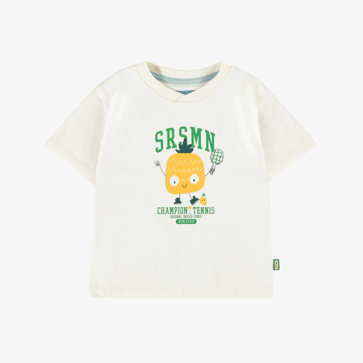 T-shirt crème avec illustration, bébé