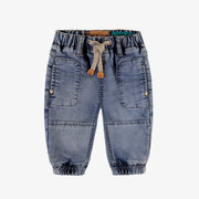 Jean bleu style jogger, bébé