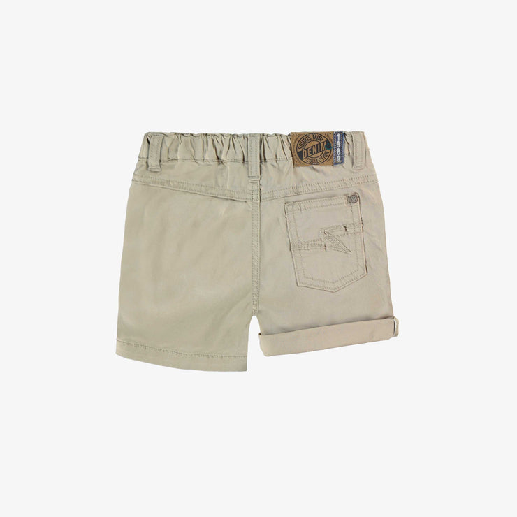 Dos du short beige pâle, bébé