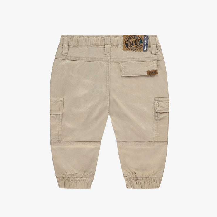 Dos du pantalon beige avec poches cargo, bébé